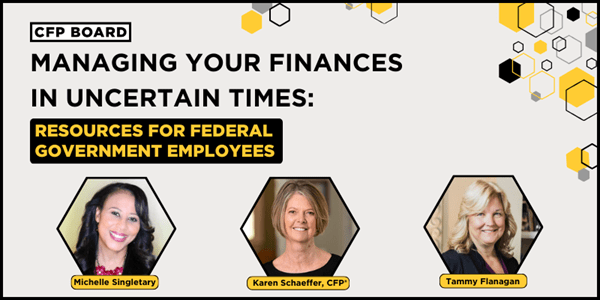 CFP Board Resources for Federal Workers Webinar